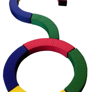 Curve balance beam set of 8 (2)